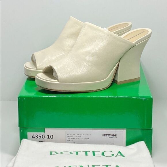 Bottega Veneta Platform Leather Mules size 37 - Picture 9 of 11